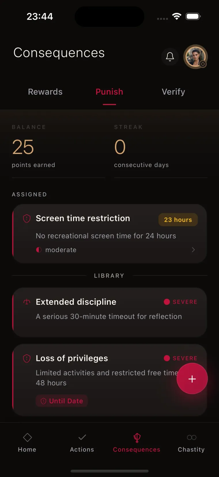 Rewards & Consequences