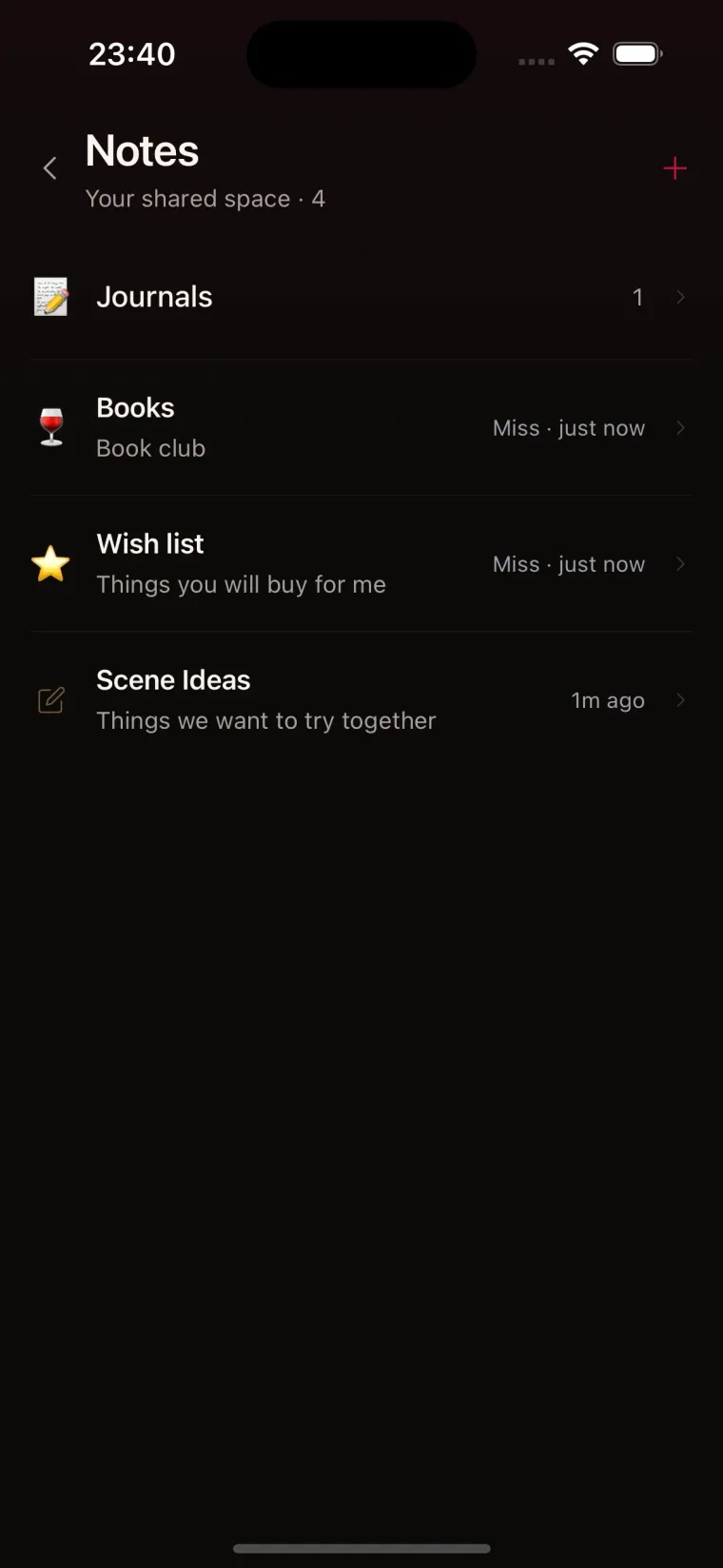 Shared Notes