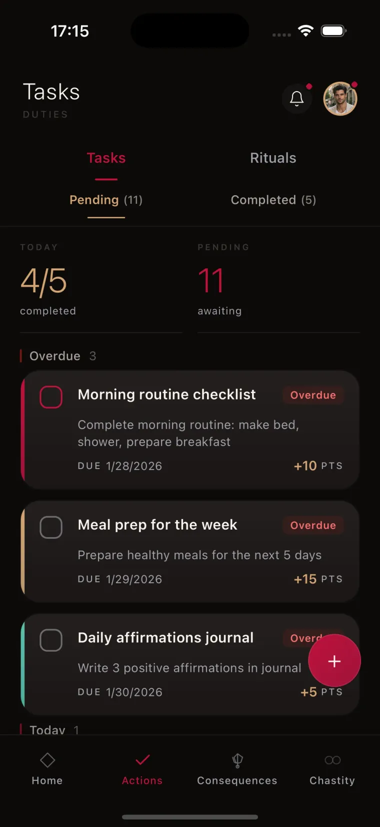 Task detail